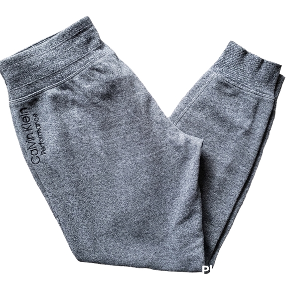 Calvin Klein Performance Womens Sweat Joggers Gray Drawstring Size Small - Picture 3 of 8